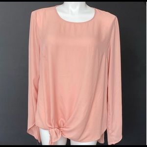 BOLD elements Blouse Long Sleeve Peach XXL NWT